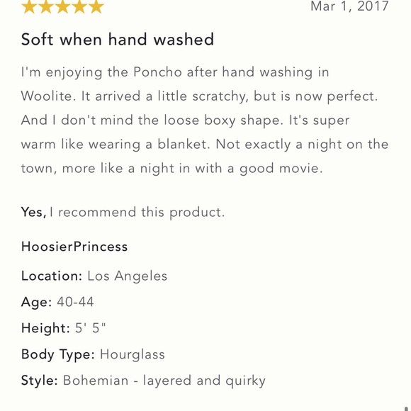 Anthropologie WINTERTIDE wool blend poncho, one size. - Picture 8 of 16